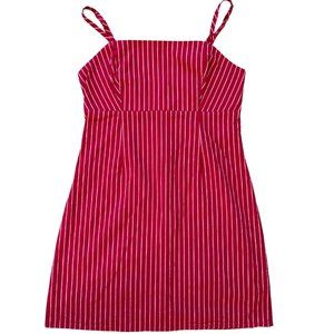 KENDALL & KYLE (PACSUN) Striped Sundress Mini Dress (Size S) Red & Pink